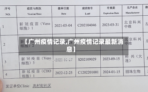 【广州疫情记录,广州疫情记录最新消息】